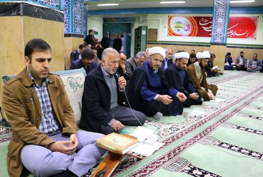 برگزاری مراسم عزاداری سالروز شهادت امام جعفر صادق (ع) در سازمان جهاد کشاورزی استان قزوین