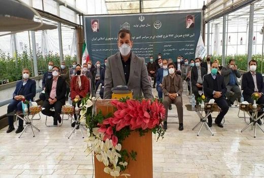 بهره‌برداری از 372 پروژه گلخانه‌ای با 4200 میلیارد تومان سرمایه گذاری آغاز شد