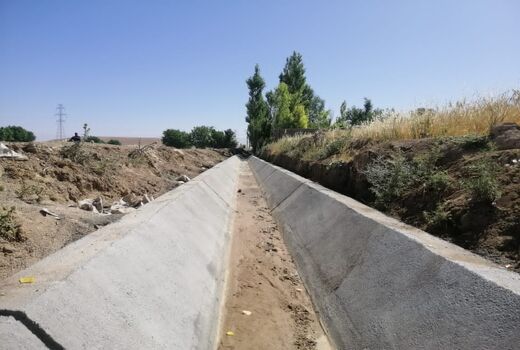 اتمام ساخت دو کانال آبرسان در بیضا 