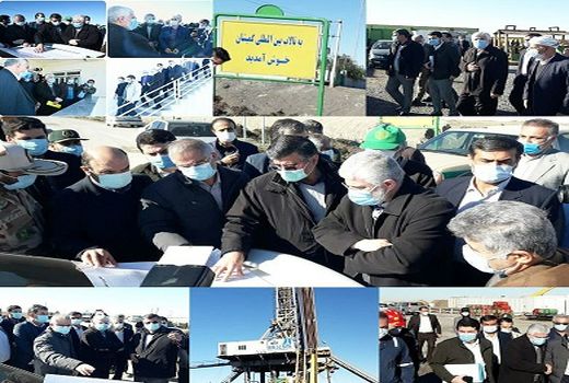 بازدید استاندار گلستان از مجتمع پرورش میگو، پروژه اکتشاف نفت و گاز گمیشان و کانال زهکشی الماگل
