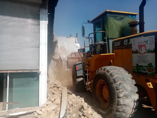 یک بنای غیر مجاز در اراضی کشاورزی شهرستان آبیک قلع و قمع شد