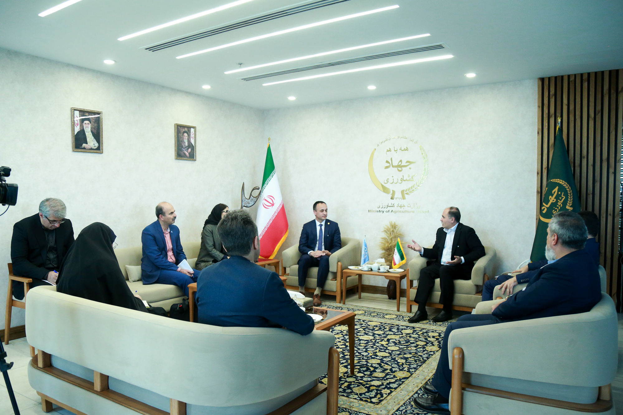  دیدار وزیر کشاورزی با نماینده فائو 