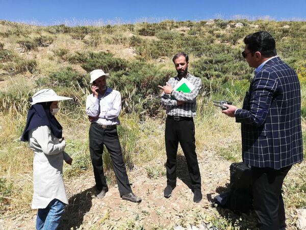 حضور اعضای یاوران تولید در کوهرنگ 