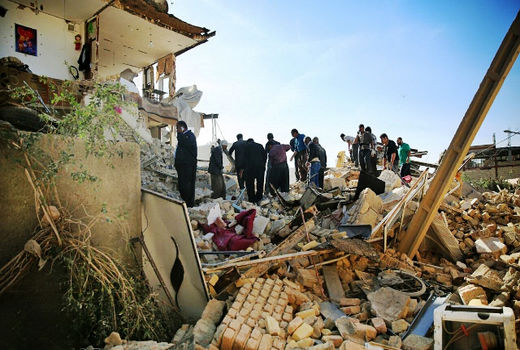 زلزله خجالت‌زده کشاورزان سرپل ذهاب شد 