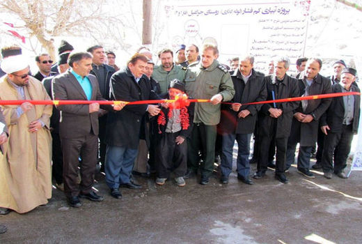افتتاح طرح آبیاری کم فشار 12 کیلومتری در روستای جراغیل شهرستان آذرشهر