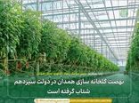 نهضت گلخانه سازی همدان در دولت سیزدهم شتاب گرفته است