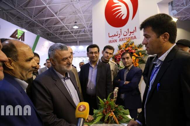 بازدید وزیر جهاد کشاورزی از چهارمین نمایشگاه بین المللی شیلات، آبزیان و غذاهای دریایی