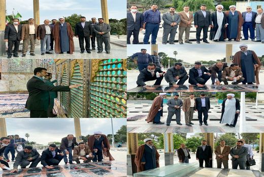 غبارروبی و عطرافشانی مزار شهدای گمنام و شهدای جهادکشاورزی گلستان به مناسبت هفته بزرگداشت جهادکشاورزی