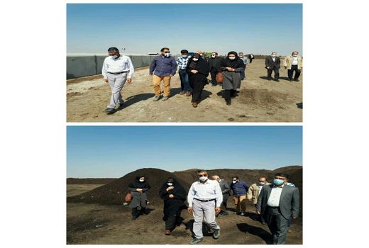 بازدید رئیس سازمان جهادکشاورزی استان قزوین از یک واحد کشت و صنعت در شهرستان بوئین زهرا