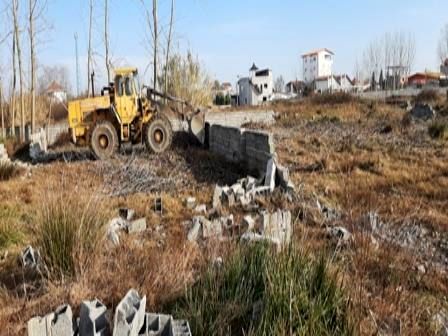 11 تغییرکاربری غیر مجاز در محمودآباد قلع و قمع شد