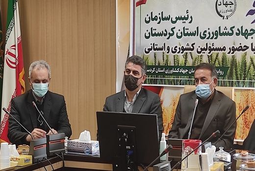 450هزار هکتار اراضی کشاورزی کردستان مستعد تبدیل به آبی است
