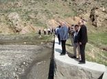 بازدید رئیس سازمان جهادکشاورزی استان از پروژه گلار شهرستان صالح آباد