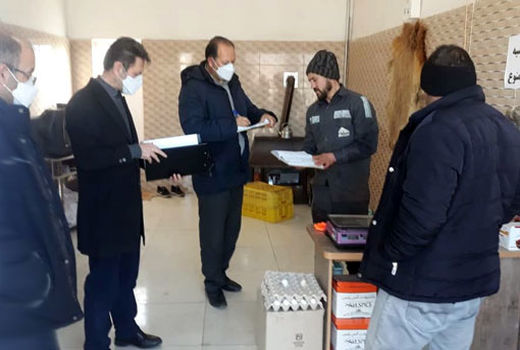 بازرسی و نظارت بر فعالیت واحدهای عرضه کالا های اساسی در خداآفرین