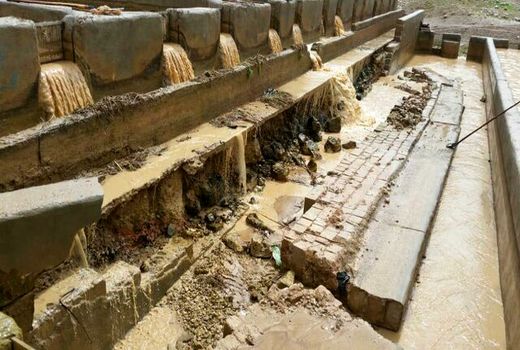 خطر وقوع سیل در مزارع پرورش ماهی