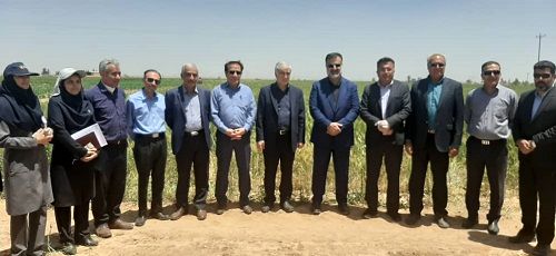 سفرسرپرست معاونت  امور زراعت در وزارت جهاد کشاورزی به خرامه 