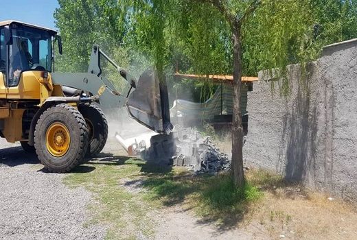 سه‌ هکتار از زمین‌های کشاورزی بافق رفع تصرف شد