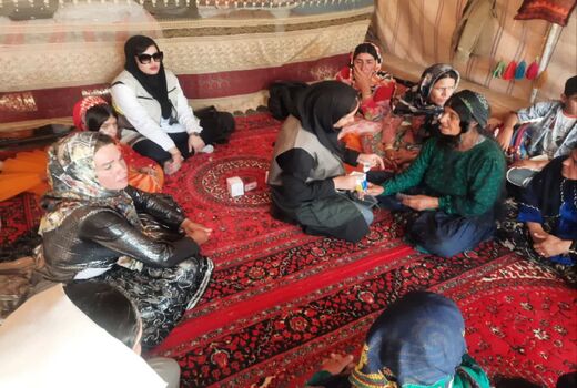 خدمات رسانی به مناطق عشایری فارس توسط قرارگاه جهادی ملی