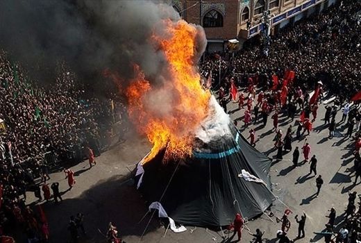 برای آتش زدن خیمه‌ها با آتش‌نشانی محل هماهنگی کنید