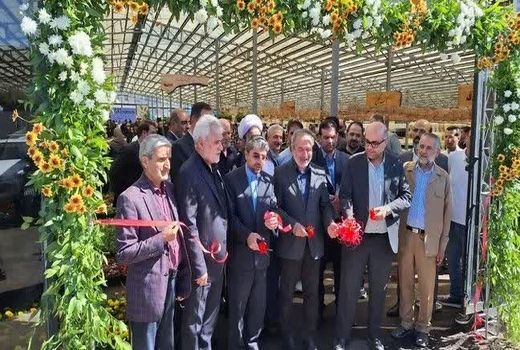 بازار بزرگ گل قزوین افتتاح شد