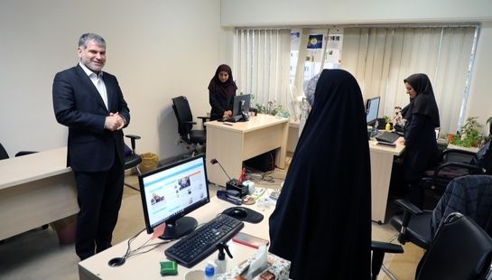 گزارش تصویری بازدید وزیر جهاد کشاورزی  از مرکز روابط عمومی و اطلاع‌رسانی