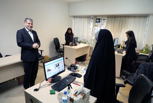 گزارش تصویری بازدید وزیر جهاد کشاورزی  از مرکز روابط عمومی و اطلاع‌رسانی