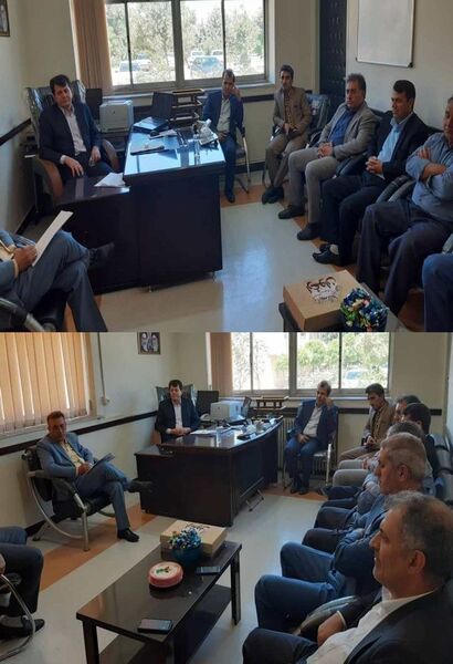 نشست هم اندیشی معاون بهبود تولیدات دامی سازمان جهاد کشاورزی ایلام با مدیر تعاون روستایی استان 
