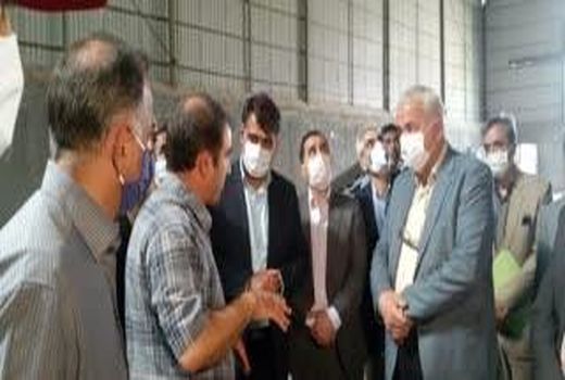 بازدید رئیس سازمان و هیئت همراه از کارخانه پروماک شهرستان سبزوار