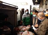 بازدید سرزده از روند توزیع گوشت مرغ در تهران