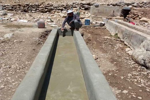 احیاء یک قنات در رستم