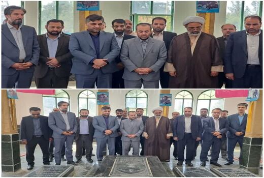 تجدید میثاق با آرمان‌های شهدا در ششمین روز هفته دولت 