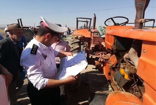 بالغ بر 3720 دستگاه ماشین آلات بخش کشاورزی در استان تهران پلاک گذاری شد