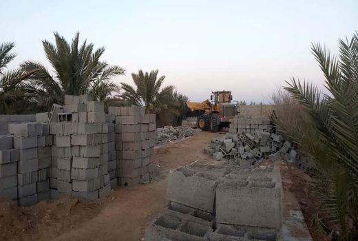 تخریب دو ساخت و ساز غیرمجاز در خوروبیابانک