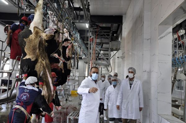 بازدید رییس سازمان از کشتارگاه صنعتی قهستان