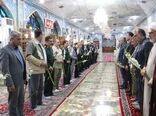 جهادگران استان سمنان مزار شهدا را گلباران کردند