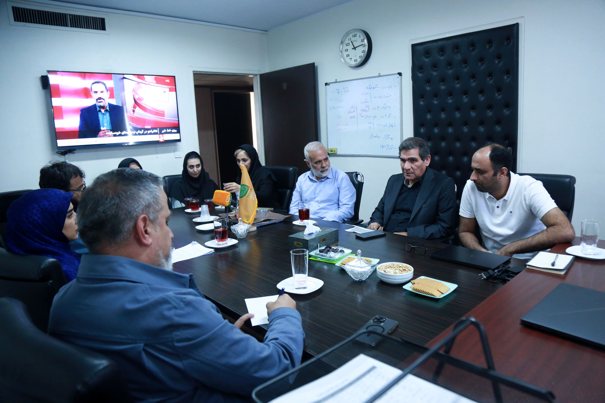 بازدید رئیس مرکز روابط عمومی وزارت جهاد کشاورزی از خبرگزاری ایانا 