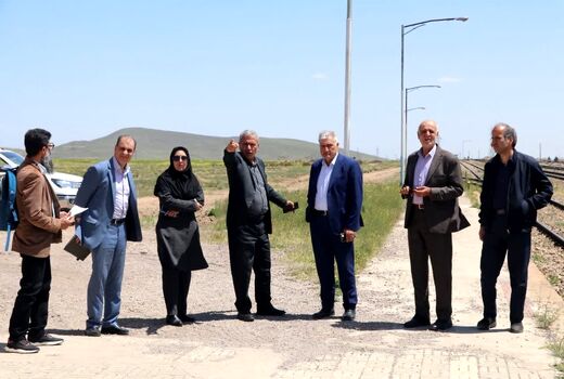 بازدید مدیران معاونت باغبانی از محل احداث پایانه صادراتی محصولات کشاورزی قزوین