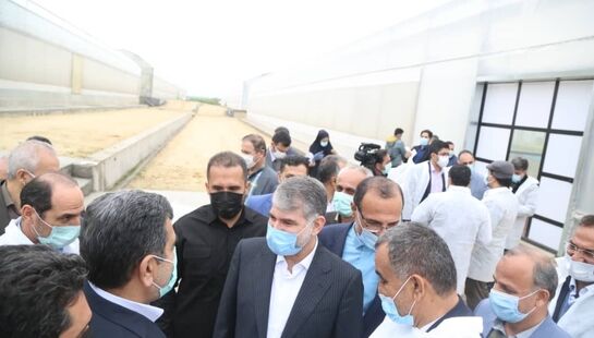 بازدید وزیر جهاد کشاورزی از پروژه های شهرستان بابلسر و فریدونکنار در سفر هیئت دولت به مازندران