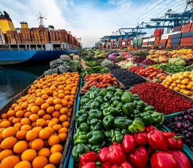 صادرات بیش از ۸۴۰۰ تن محصولات صیفی از شیراز به کشورهای همسایه