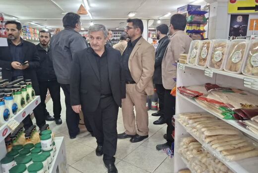 بازدید از ۱۲ واحد نانوایان و فروشگاه های زنجیره ای و انبار فروشگاهای سطح شهر تاکستان