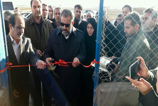 آغاز بهره‌برداری از طرح‌های دهه فجر با بهره‌برداری از یک طرح کشاورزی در شهرستان بویین‌زهرا