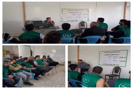 برگزاری دوره‌های آموزشی واکسیناسیون دام و بیماری‌های مشترک انسان و دام در گتوند 