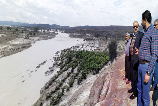 معاون آب و خاک وزارت جهاد کشاورزی از مناطق سیل زده سیستان و بلوچستان بازدید کرد
