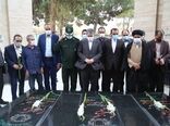 تجدید میثاق وزیر جهاد کشاورزی با شهدای شهرستان نظرآباد