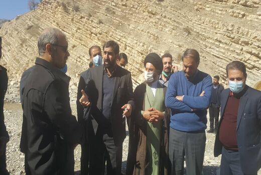 بازدید از پروژه تامین آب اراضی خوشادول در شهرستان ملکشاهی