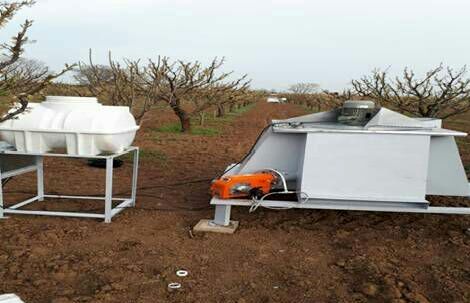  نصب و راه اندازی سامانه ضد سرما در باغات شهرستان البرز