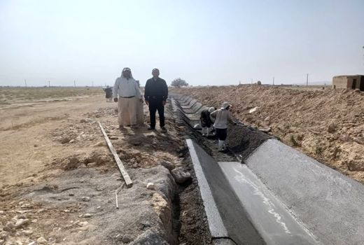 آغاز ساخت کانال های پایاب سد خسویه