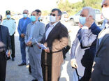 بازدید استاندار هرمزگان از پروژه ۳۷۰۰ هکتاری آبیاری نوین در میناب