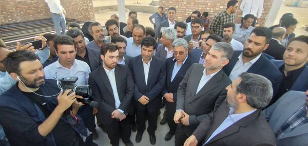 بازدید وزیر جهادکشاورزی از کشتارگاه در حال احداث دام و طیور شهرستان ملکان