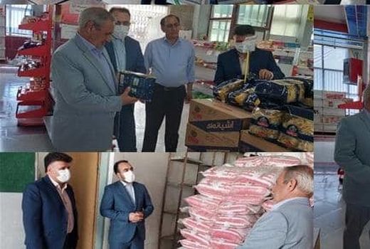 بررسی وضعیت بازار شهرستان مرند با حضور دادستان 