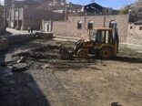 احیا و مرمت استخر ذخیره آب کشاورزی روستای فورگ شهرستان درمیان